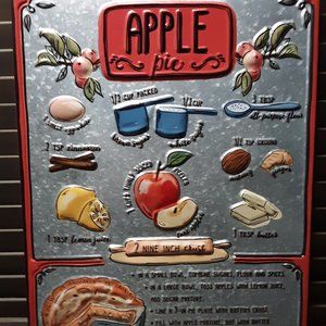 Apple Pie, Metal Sign